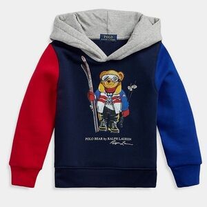 Ralph Lauren Polo Bear Color-Blocked Fleece Hoodie (Size: XL 18-20) Boys/Girls